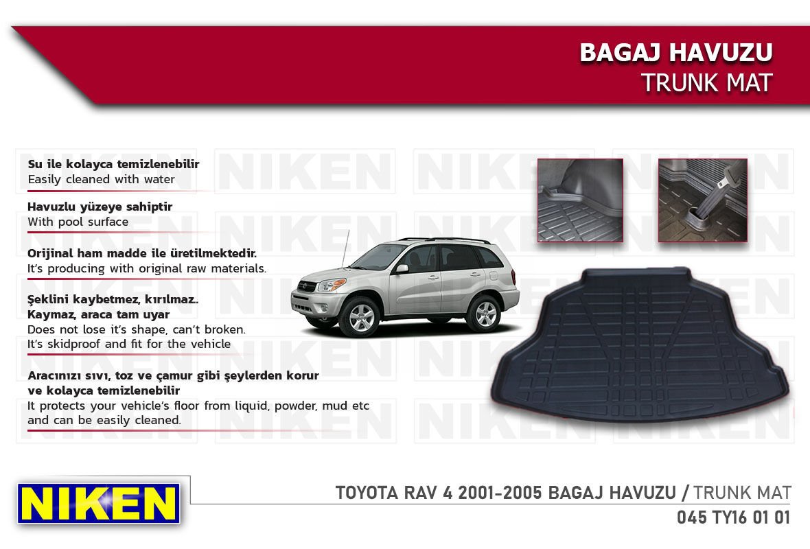 TOYOTA RAV 4 2001-2005 BAGAJ HAVUZU
