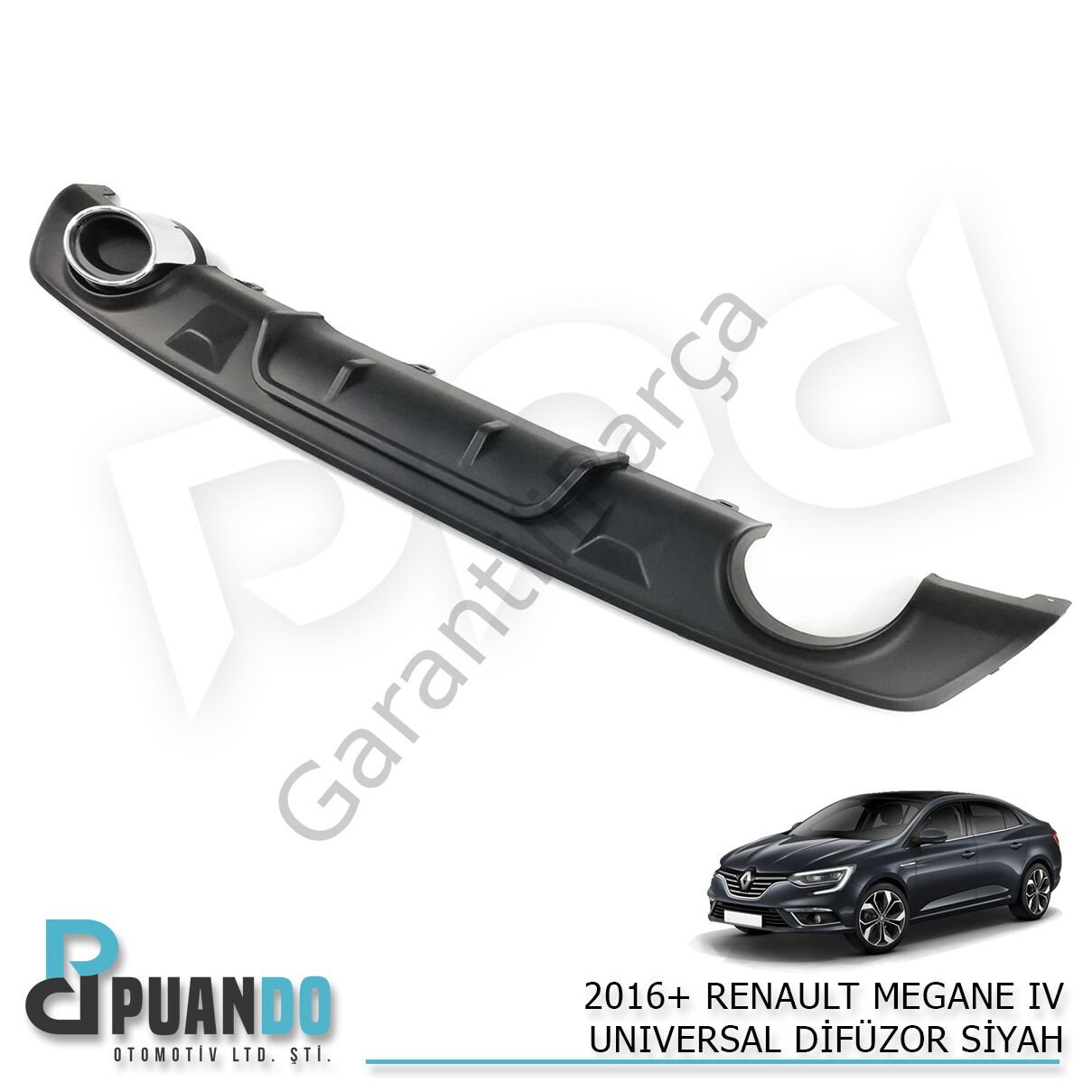 2016+ RENAULT MEGANE IV DIFUZOR SIYAH