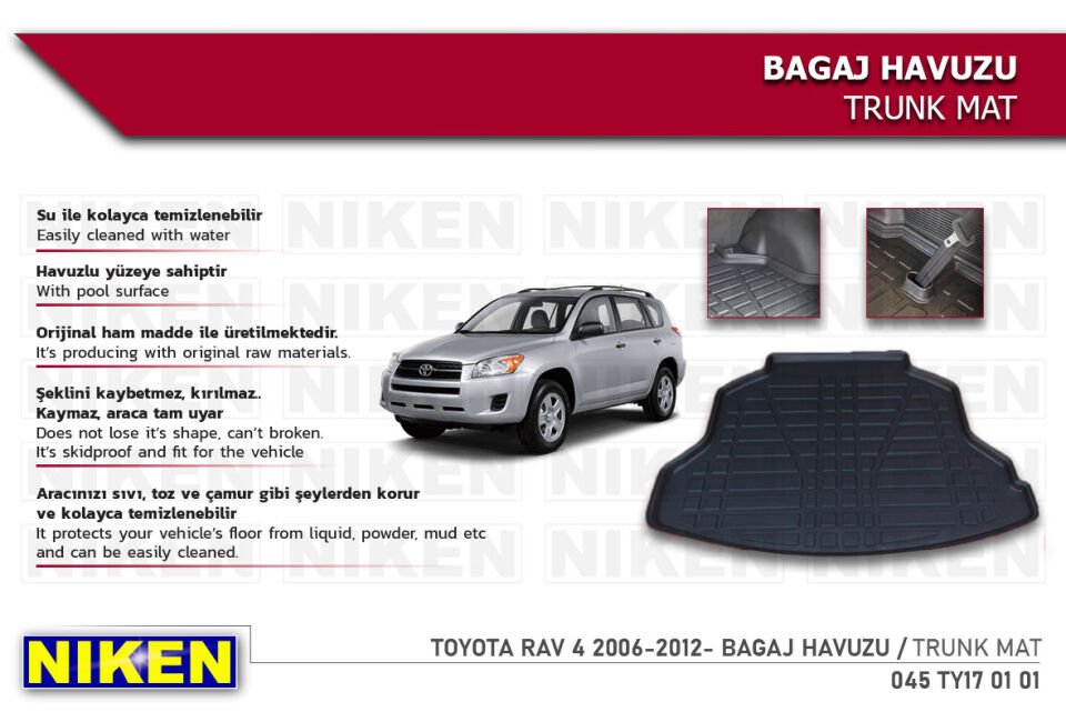 TOYOTA RAV 4 2006-2012- BAGAJ HAVUZU