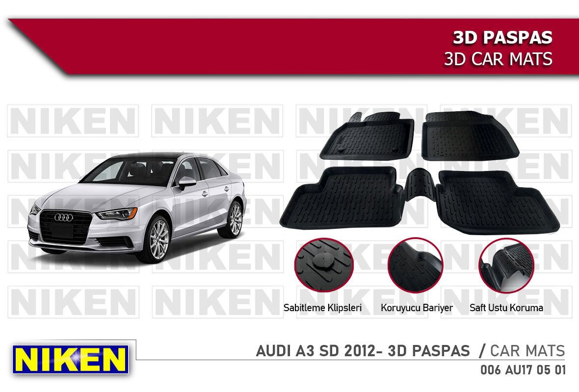 AUDI A3 SD 2012- 3D PASPAS