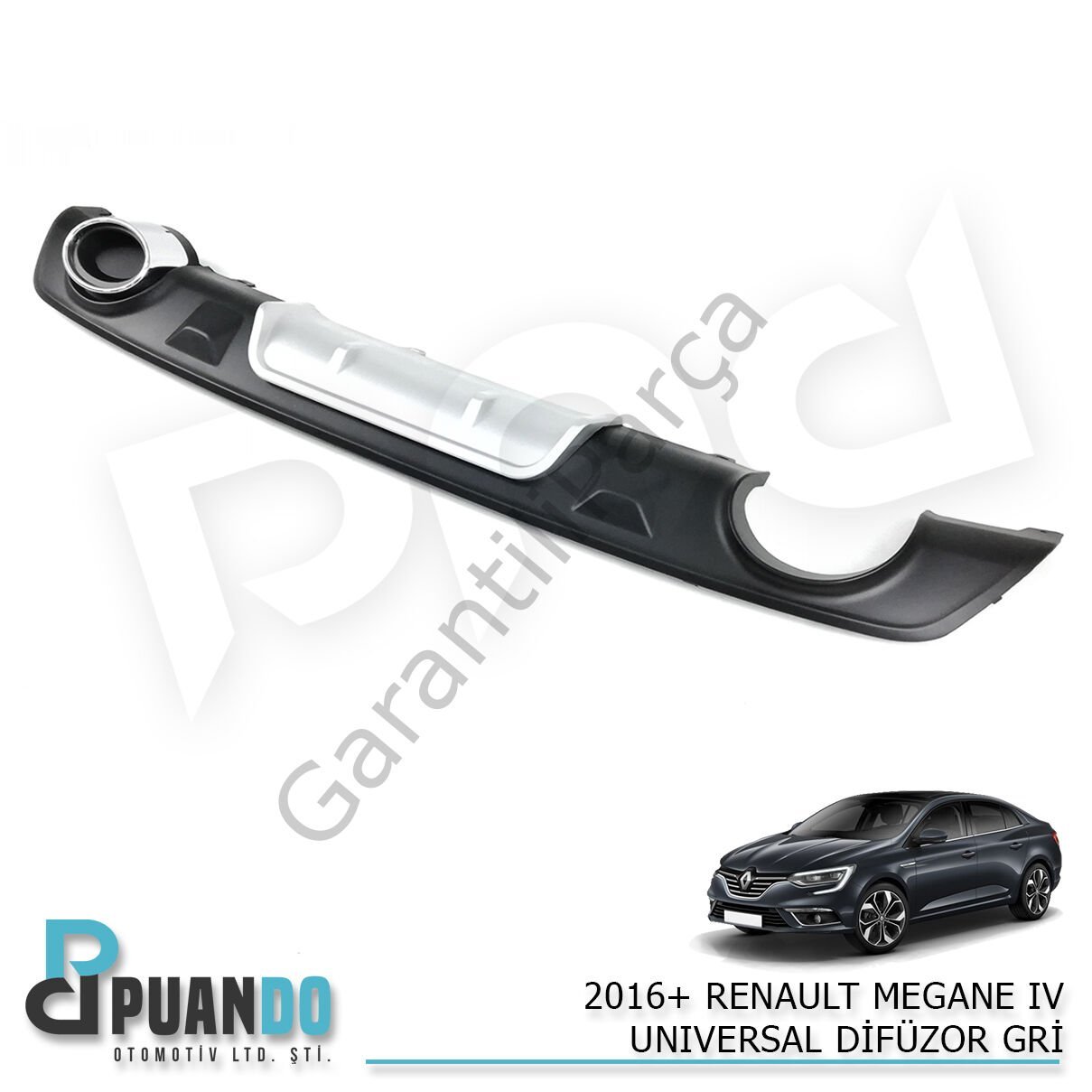 2016+ RENAULT MEGANE IV DIFUZOR GRI