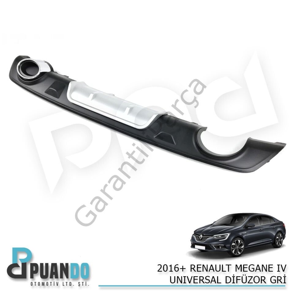 2016+ RENAULT MEGANE IV DIFUZOR GRI