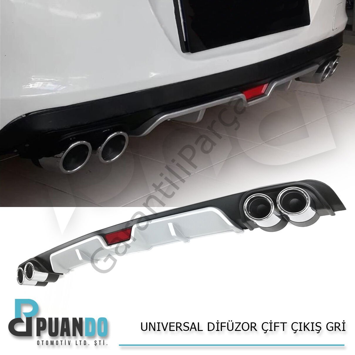 UNIVERSAL DIFUZOR CIFT CIKIS GRI