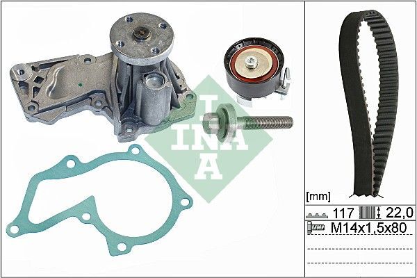 FORD FOCUS/C-MAX/KUGA/MONDEO/MAZDA/VOLVO 11- TRIGER SETI BM5G 8A615 AA INA