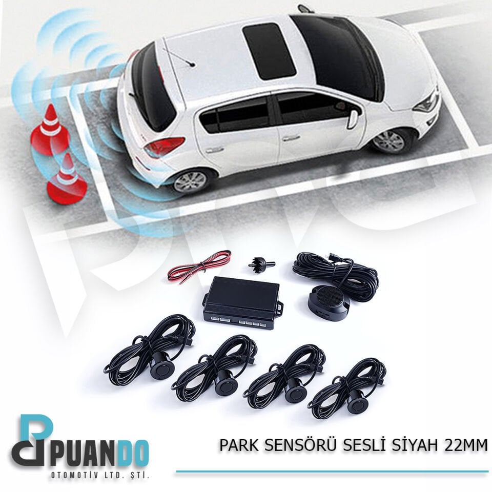 PARK SENSORU SESLI BEYAZ 22MM