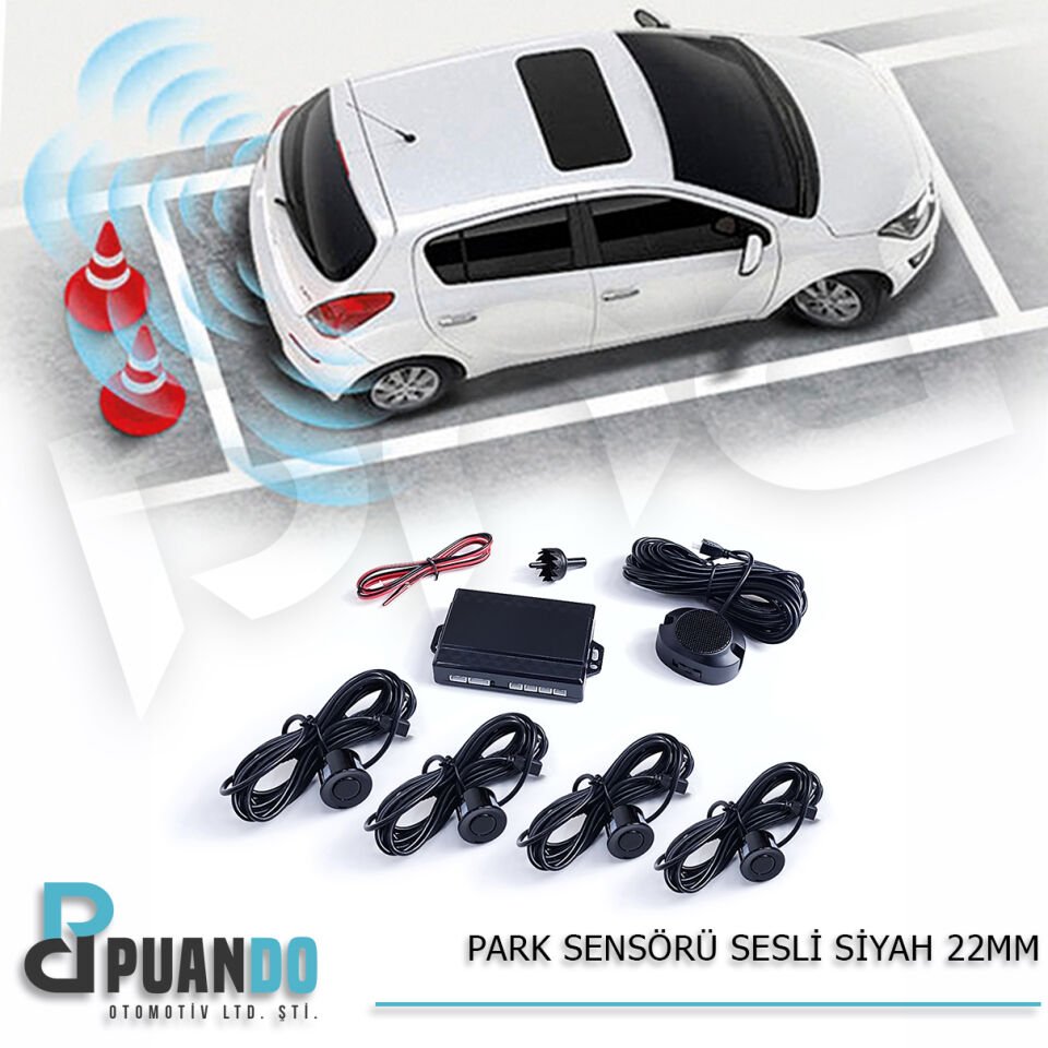 PARK SENSORU SESLI BEYAZ 22MM