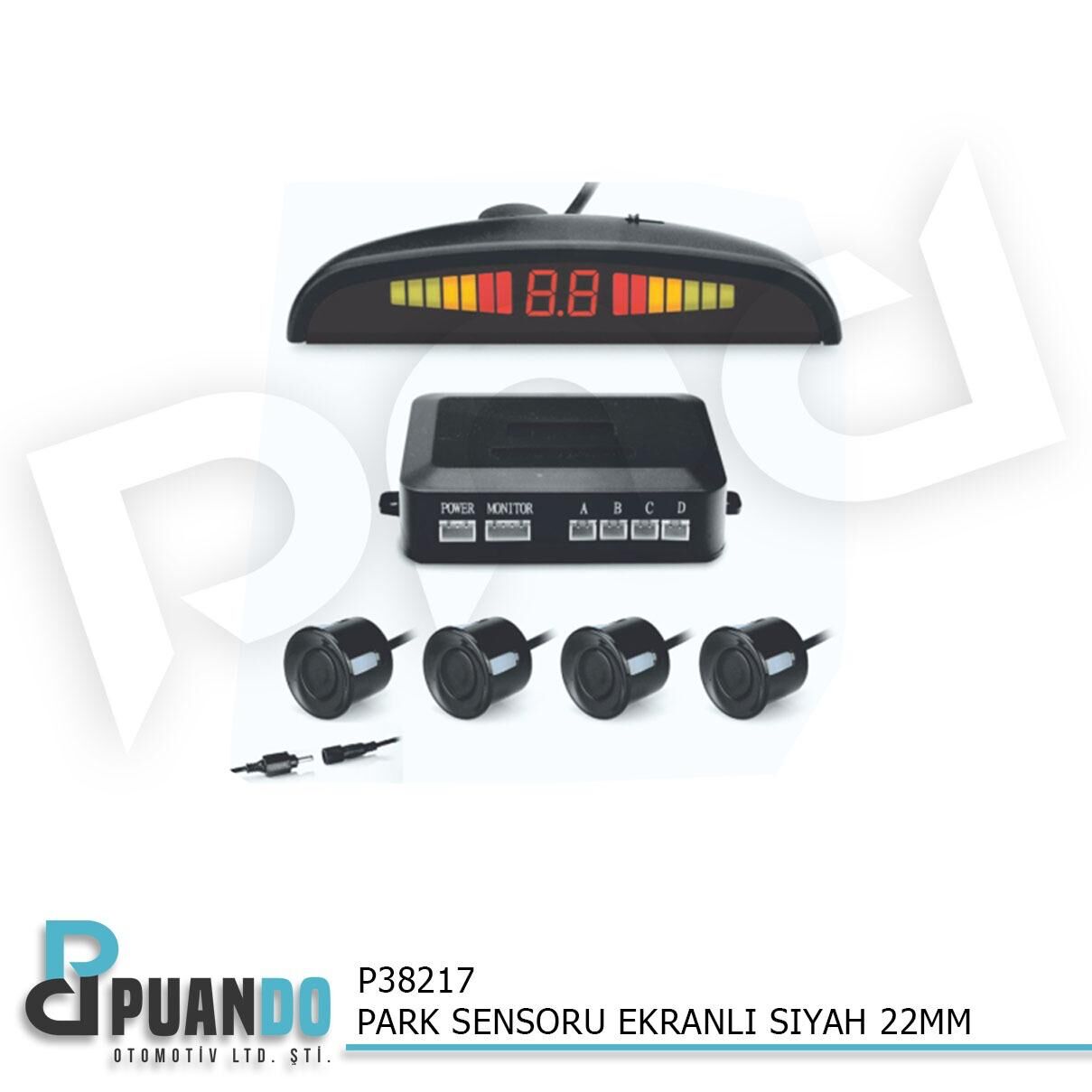 PARK SENSORU EKRANLI BEYAZ 22MM