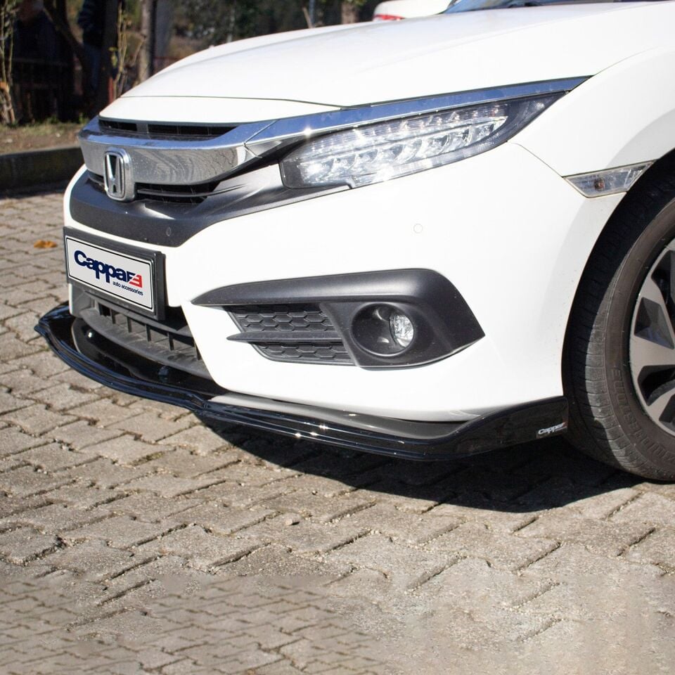Honda Civic 2016- Yılı ve Sonrası Uyumlu Ön Tampon Lip