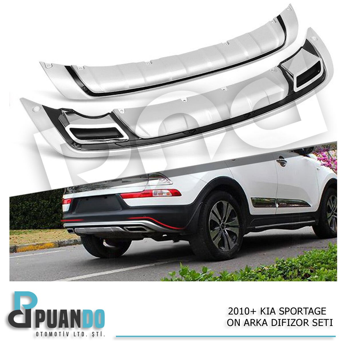 2010-2015 KIA SPORTAGE ON-ARKA DIFUZOR SET