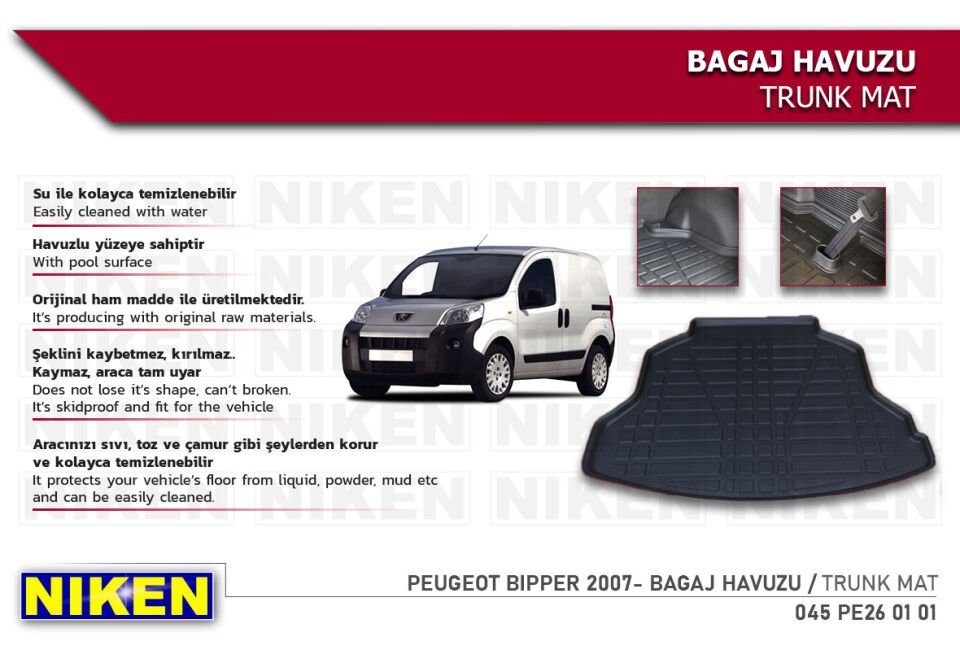PEUGEOT BIPPER 2007- BAGAJ HAVUZU
