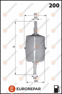PSA 97-00 YAKIT FILTRESI EUROREPAR