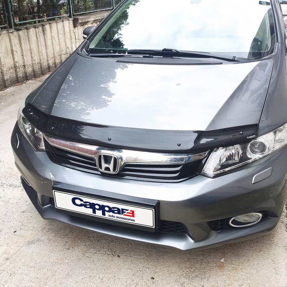 Honda Civic 2012-2015 Yıl Aralığı Uyumlu Kaput Rüzgarlık 4mm