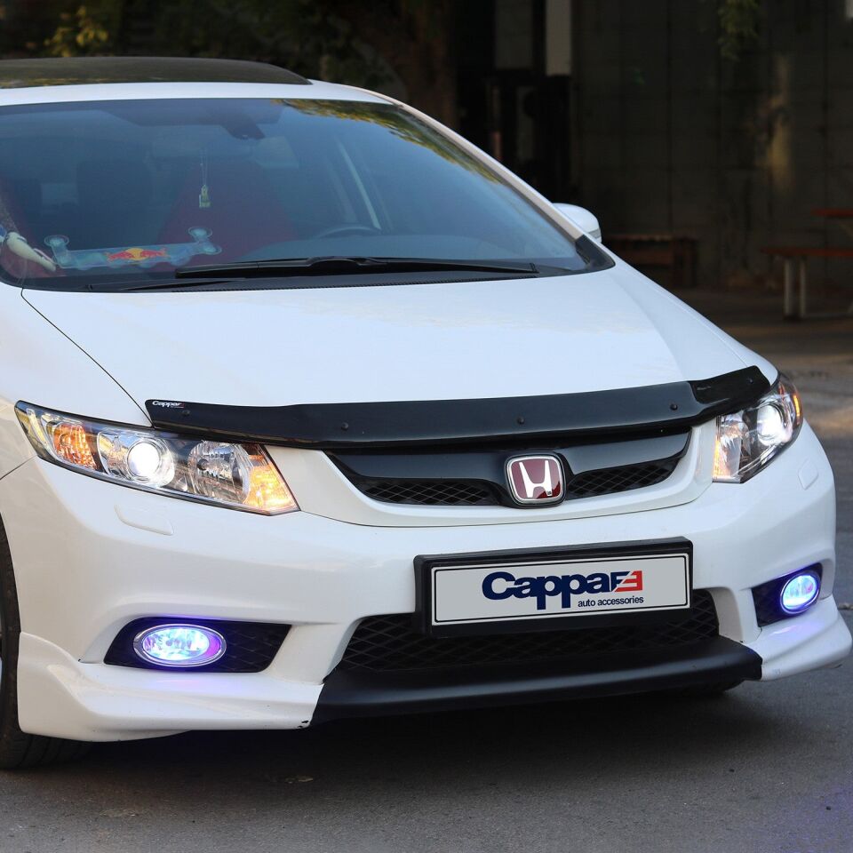 Honda Civic 2012-2015 Yıl Aralığı Uyumlu Kaput Rüzgarlık 4mm
