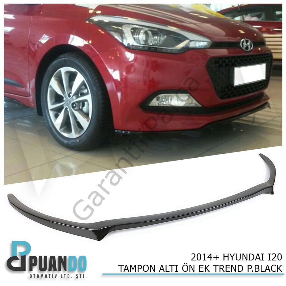 2014+ HYUNDAI I20 TAMPON ALTI ON EK TREND P SIYAH