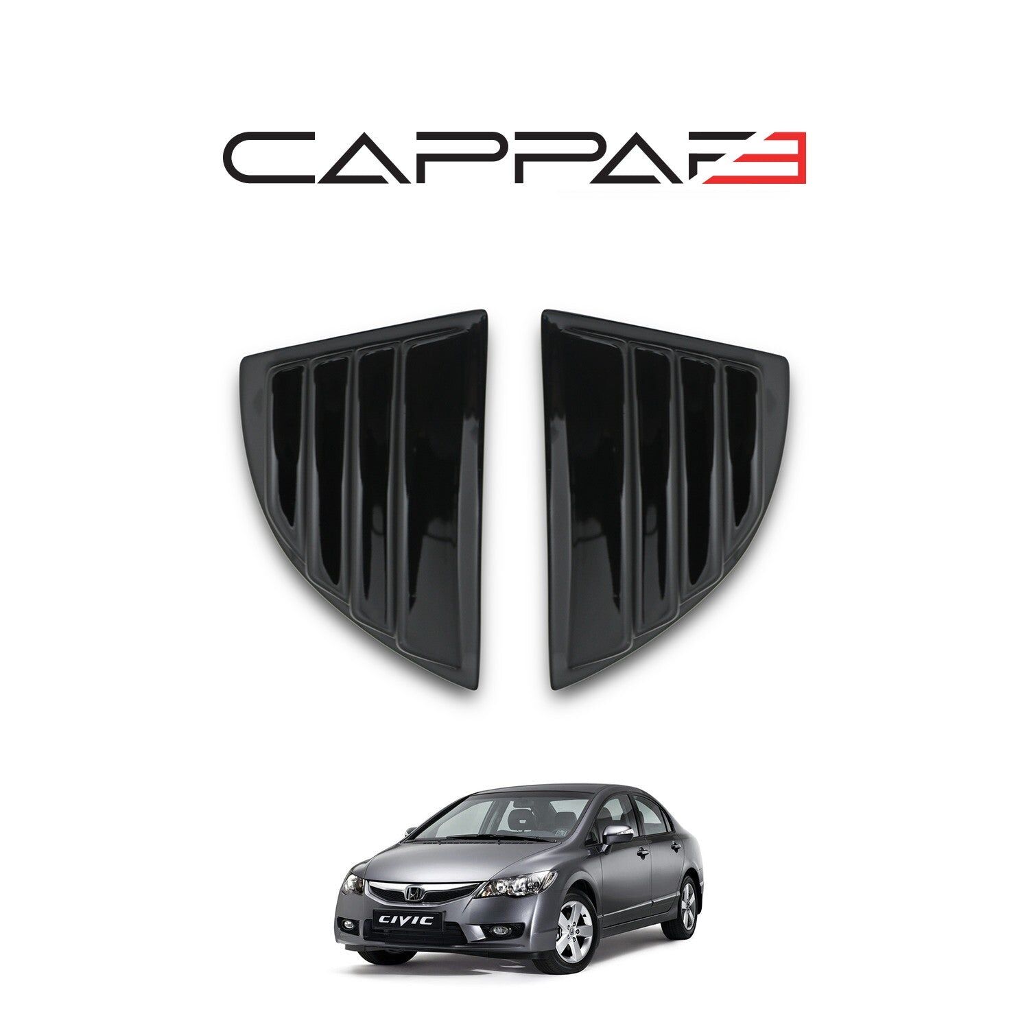 Honda Civic 2006-2012 Yıl Aralığı Uyumlu Kelebek Cam Aksesuarı