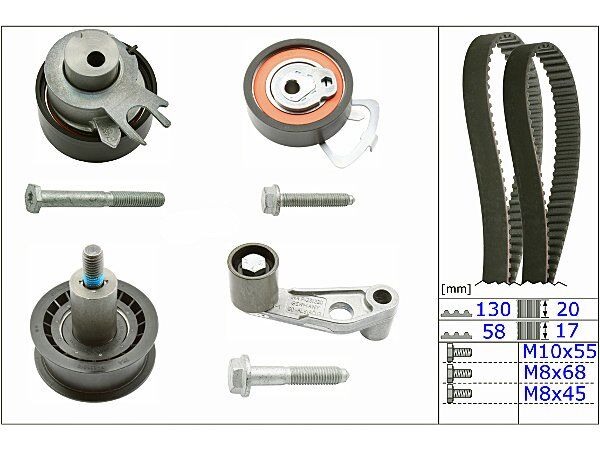 VOLKSWAGEN POLO-GOLF4-CORDOBA-FABIA 99- TRIGER SETI 036109119M INA
