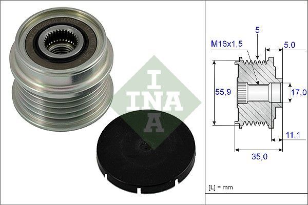 VOLKSWAGEN PASSAT-A4-A6 97-04 ALTERNATÖR KASNAGI 038903119M INA