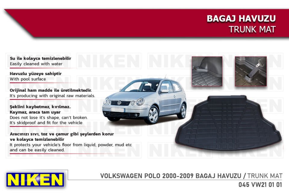 VW POLO 2000-2009 BAGAJ HAVUZU