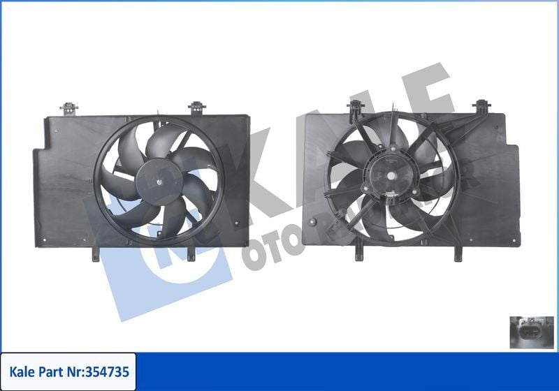 FORD FIESTA VI B-MAX 08- FAN MOTORU G1B1 8C607 AA 8V51 8C607 AG KALE