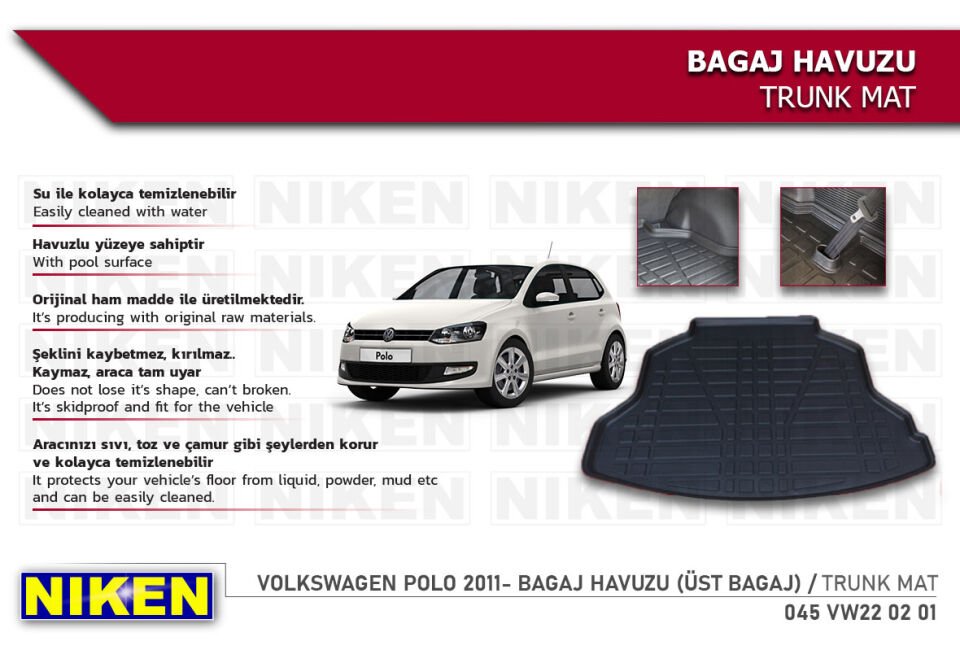 VW POLO 2011- BAGAJ HAVUZU (ÜST BAGAJ)