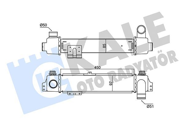 KIA SORENTO 02-06 TURBO RADYATÖRÜ 281904A101 KALE