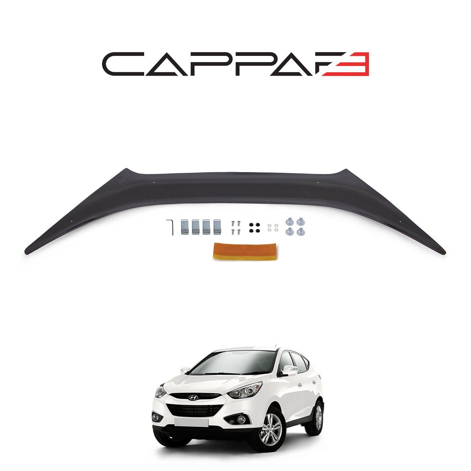 Hyundai IX 35 2010-2015 Yıl Arası Kaput Rüzgarlık 3mm