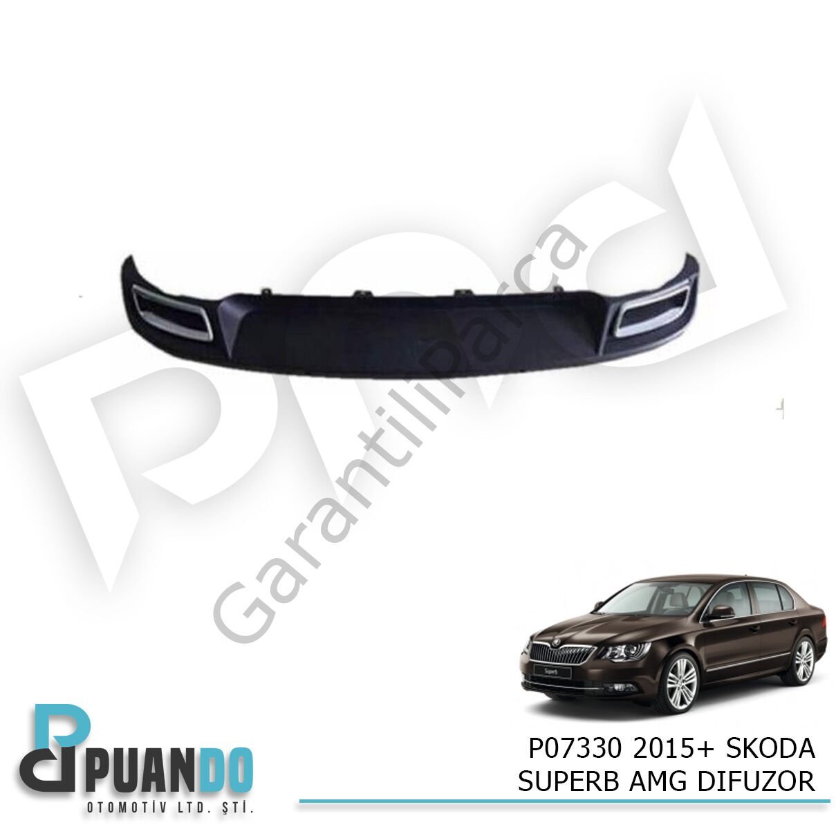 2015+ SKODA SUPERB AMG DIFUZOR