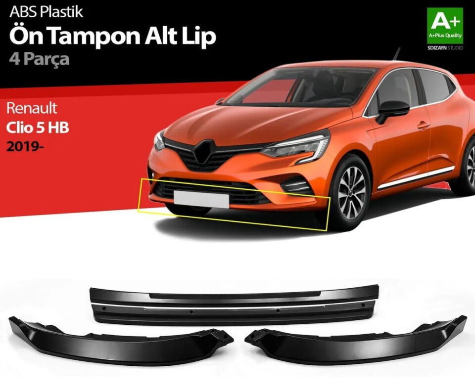 LİP RENAULT CLİO5 PLASTİK SİYAH