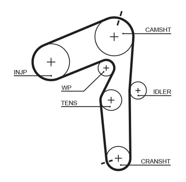 FIAT MAREA/ALFA 156-166 01- TRIGER SETI 71736795 GATES