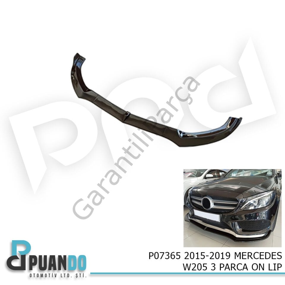 2015-2019 MERCEDES W205 3 PARCA ON LIP