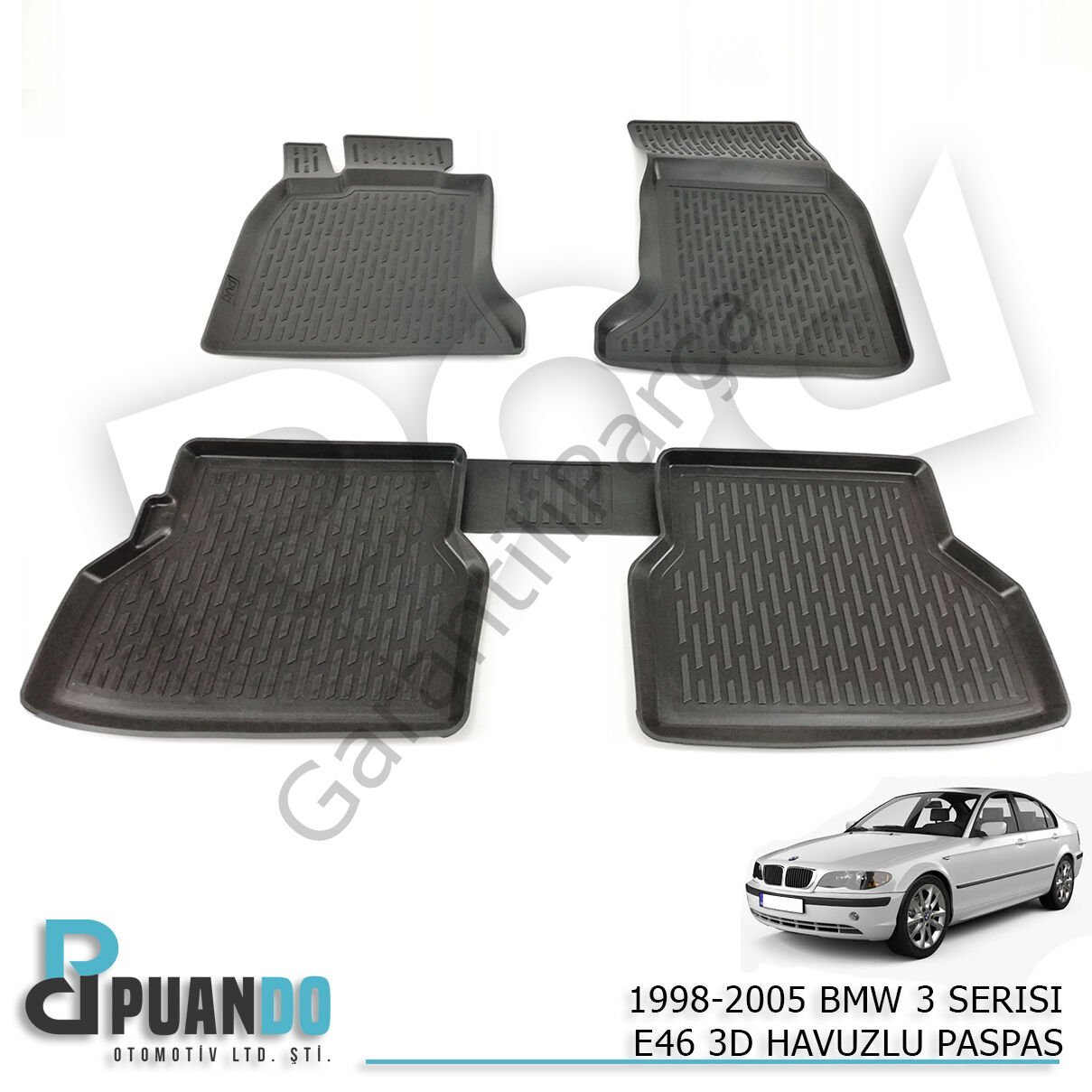 1998-2005 BMW 3 SERISI E46 3D HAVUZLU PASPAS
