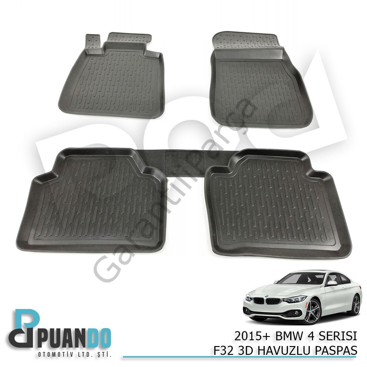 2015+ BMW 4 SERISI F32 3D HAVUZLU PASPAS