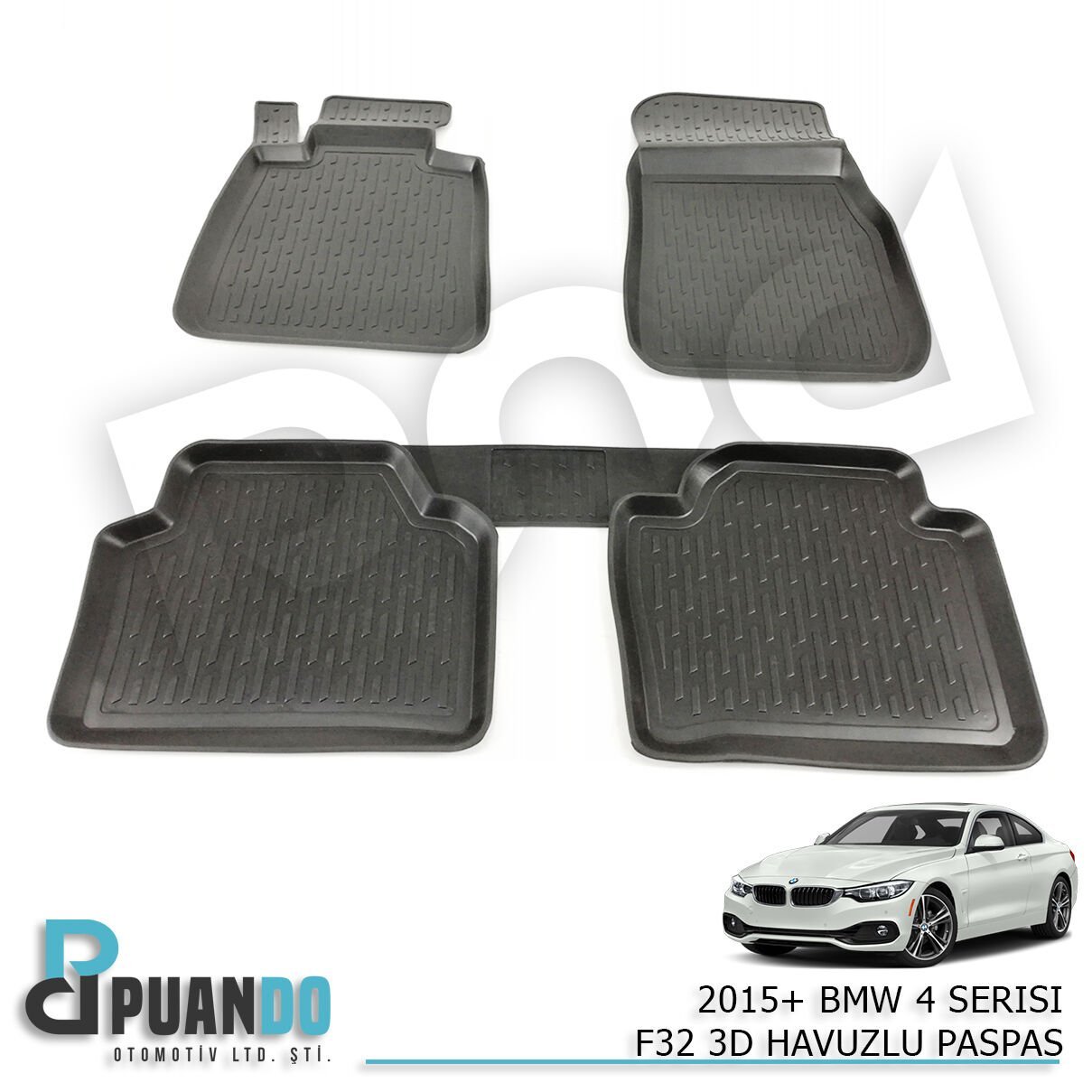 2015+ BMW 4 SERISI F32 3D HAVUZLU PASPAS