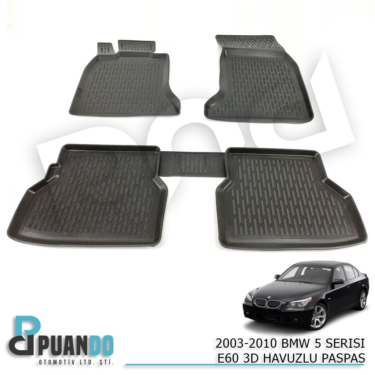 2003-2010 BMW 5 SERISI E60 3D HAVUZLU PASPAS
