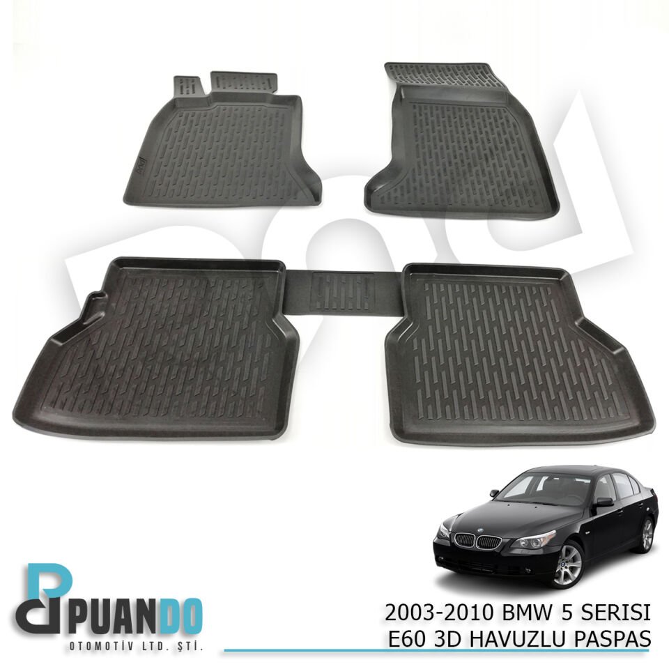 2003-2010 BMW 5 SERISI E60 3D HAVUZLU PASPAS