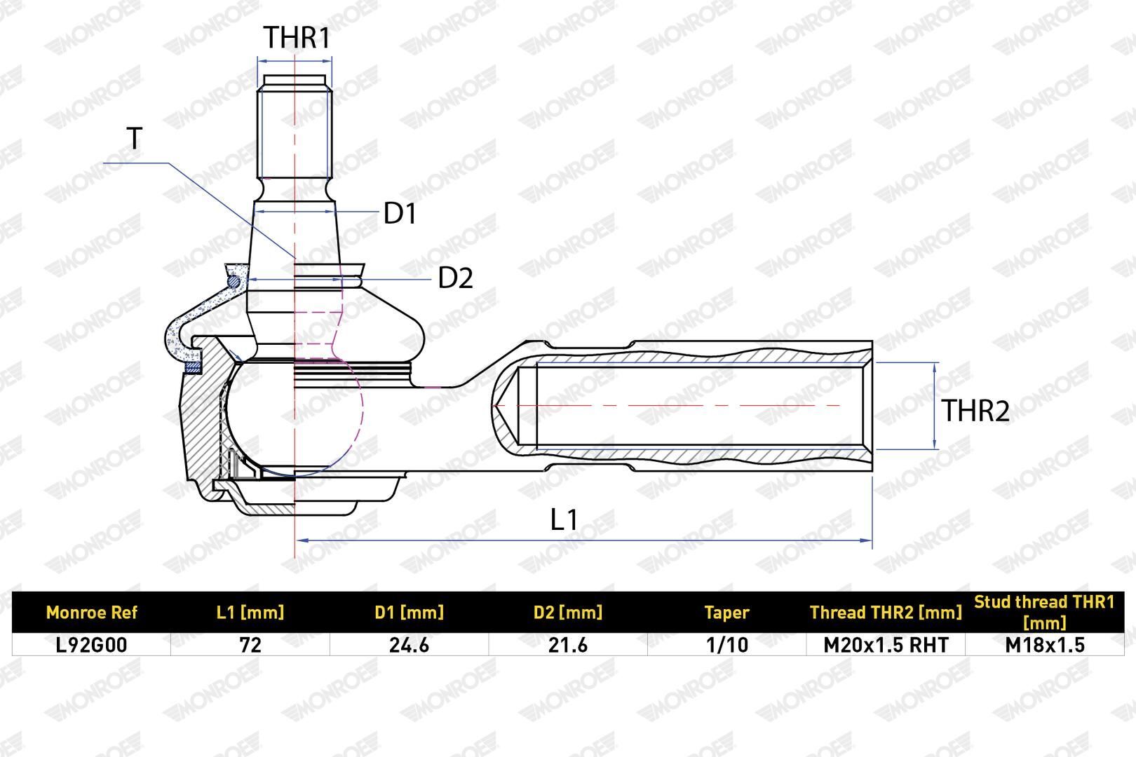 FIAT IVECO DAILY I 78- ROT BASI ÖN 500310933 LEMFORDER