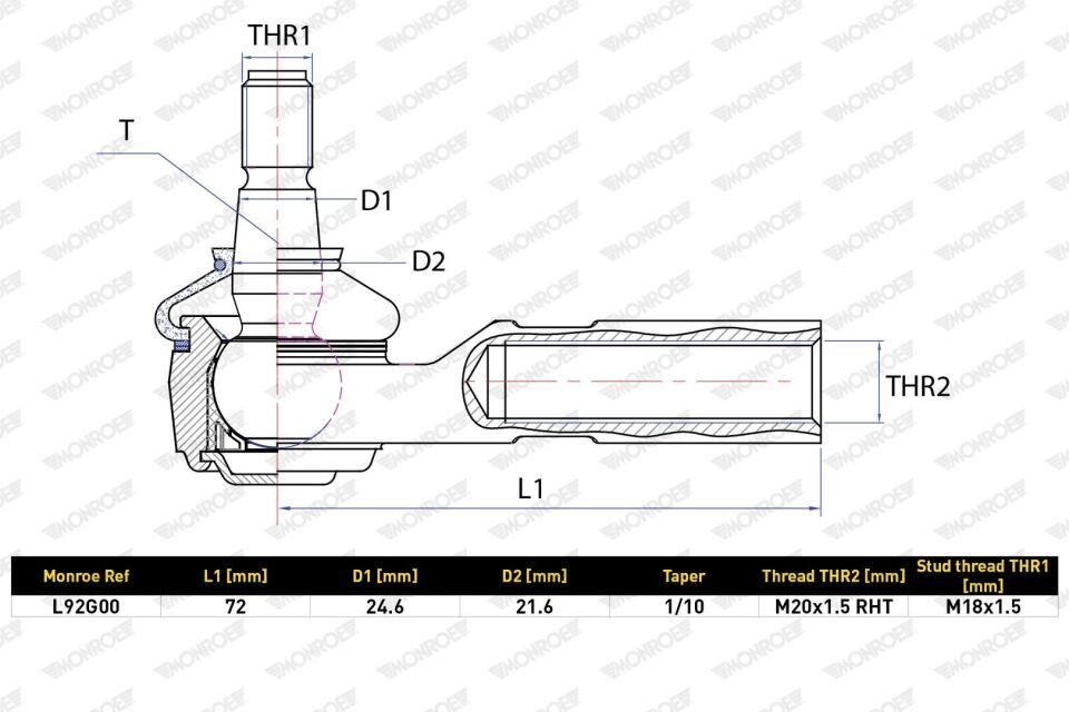 FIAT IVECO DAILY I 78- ROT BASI ÖN 500310933 LEMFORDER