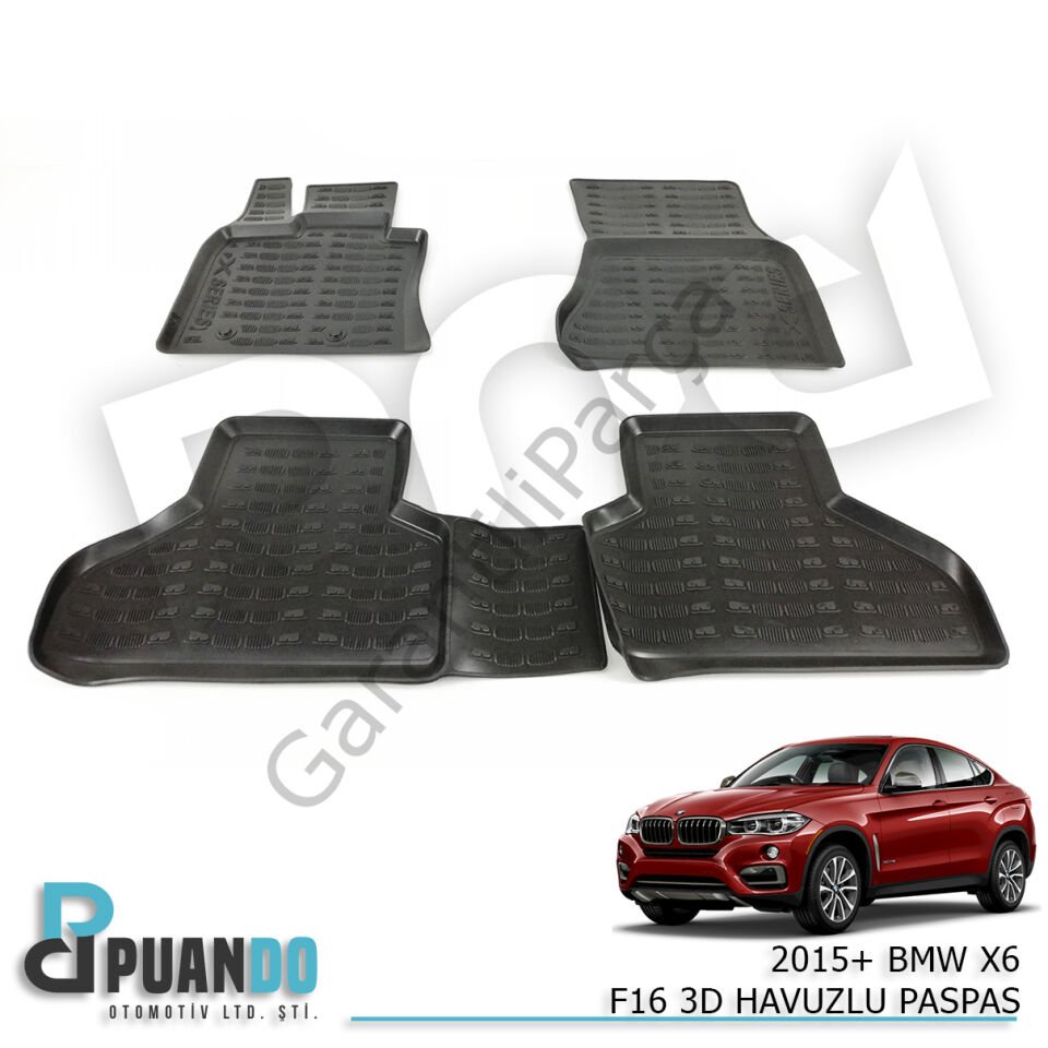 2015+ BMW X6 F16 3D HAVUZLU PASPAS