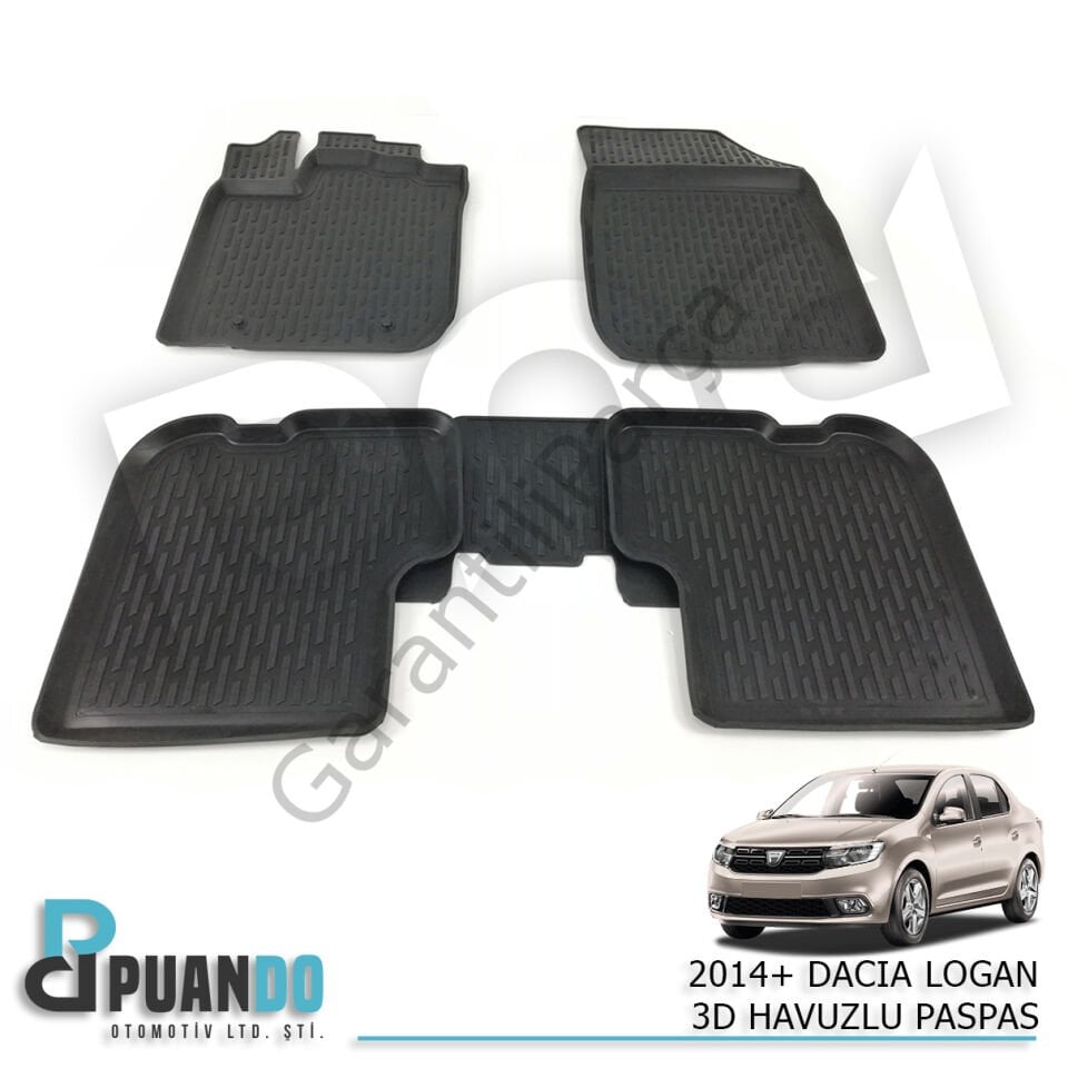 2014+ DACIA LOGAN 3D HAVUZLU PASPAS
