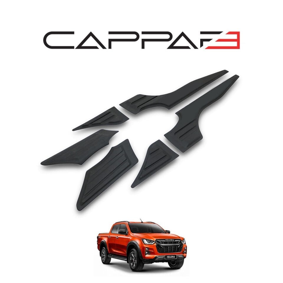 Isuzu D-Max 2020- Yılı ve Sonrası Uyumlu Yarasa Kapı Kaplama 6 Parça