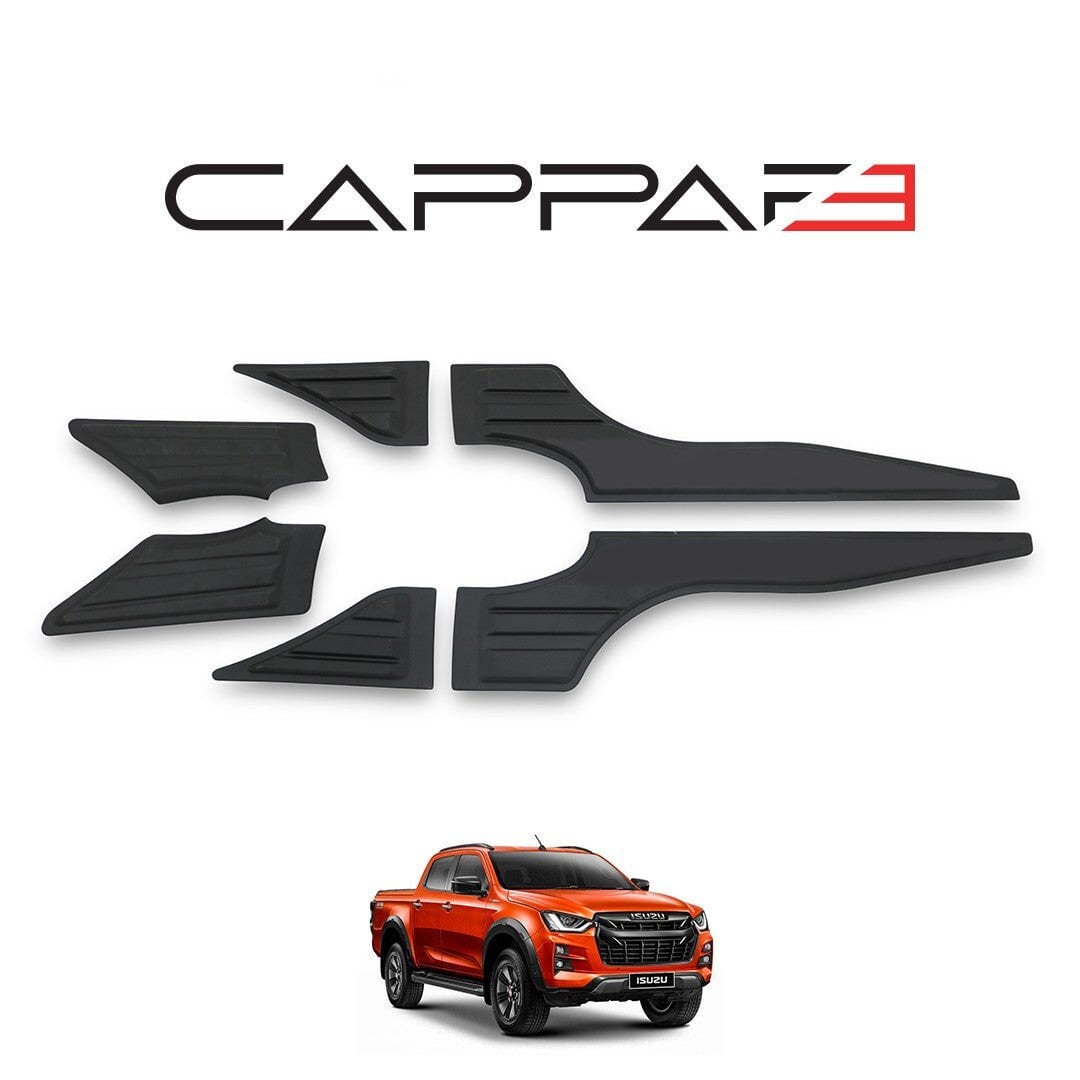 Isuzu D-Max 2020- Yılı ve Sonrası Uyumlu Yarasa Kapı Kaplama 6 Parça