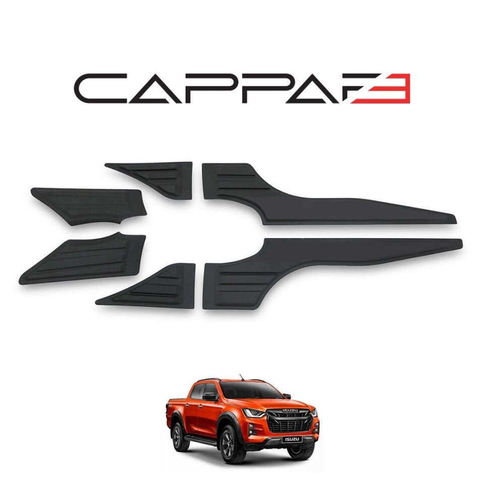 Isuzu D-Max 2020- Yılı ve Sonrası Uyumlu Yarasa Kapı Kaplama 6 Parça