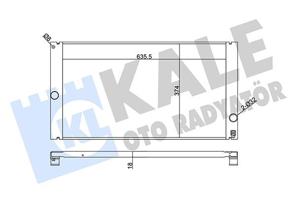 VOLVO C30/C70/S40/V50 06- SU RADYATÖRÜ 8603528 KALE