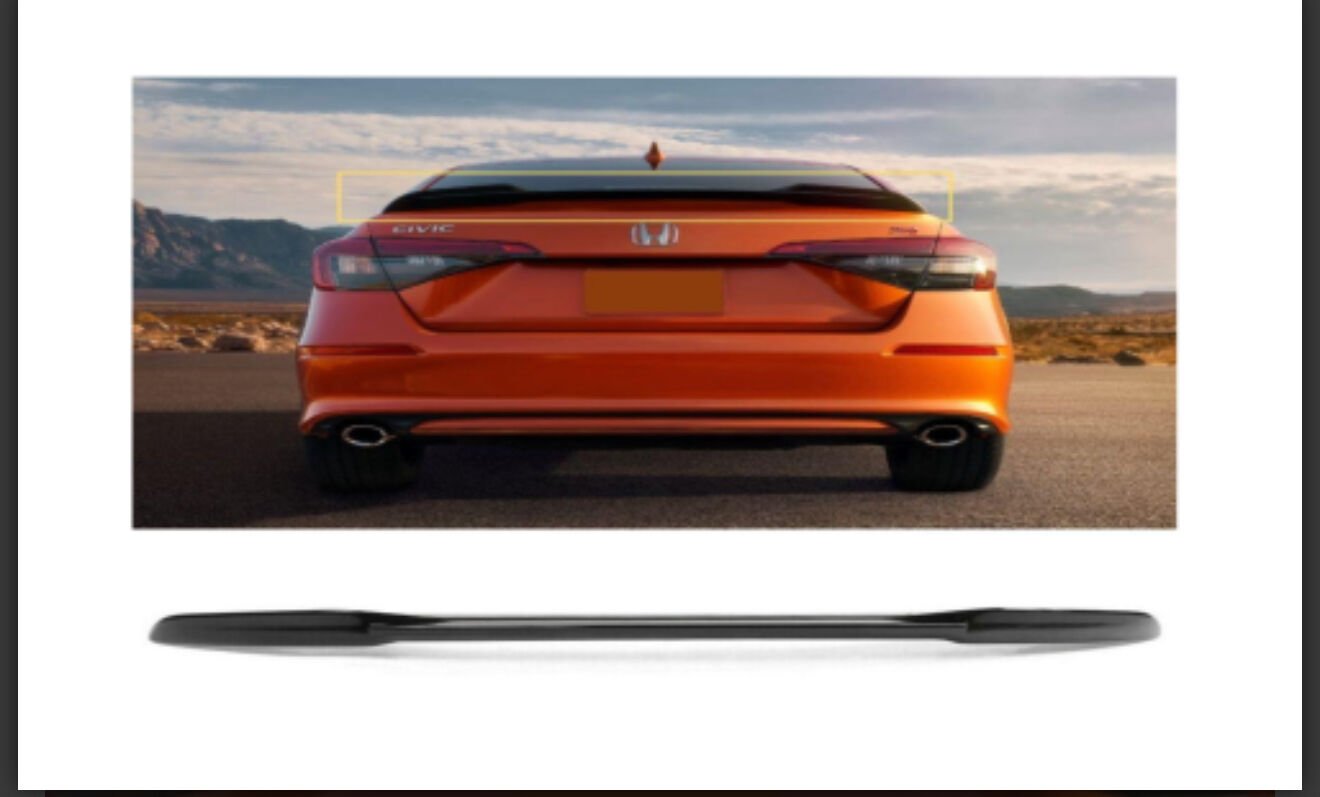 SPOYLER PLASTİK ABS CIVIC 2021