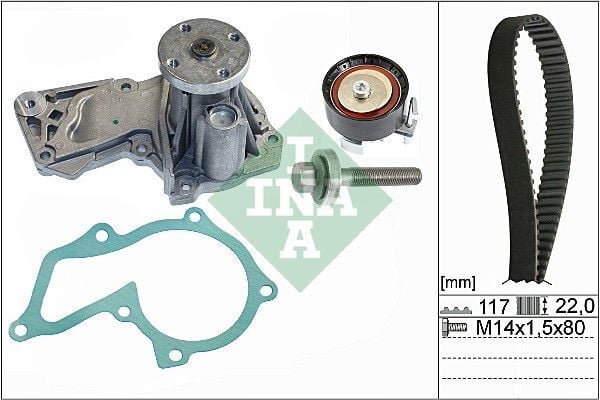 FORD FOCUS/C-MAX/KUGA/MONDEO/MAZDA/VOLVO 11- TRIGER SETI BM5G 8A615 AA INA