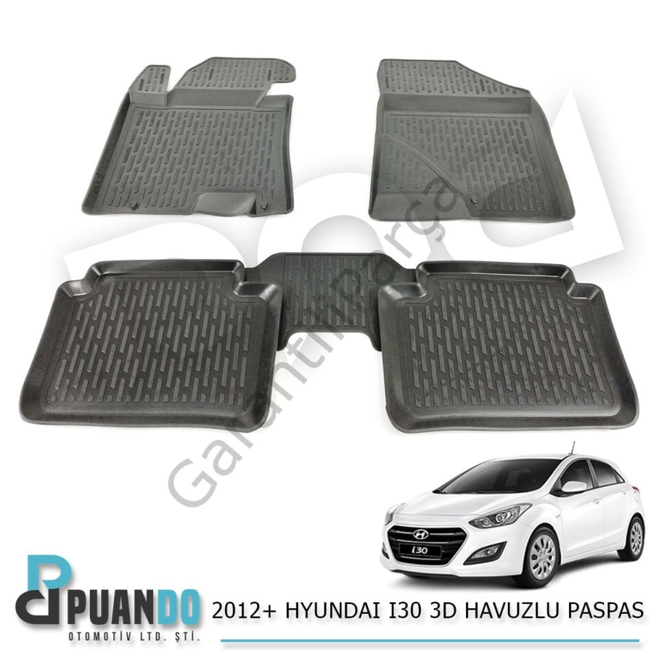 2012+ HYUNDAI I30 3D HAVUZLU PASPAS