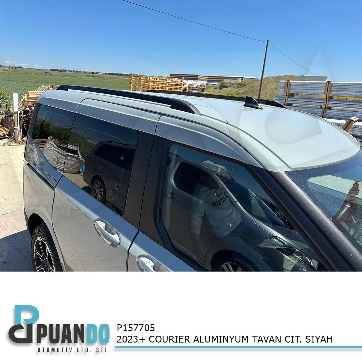 2023+ COURIER ALUMINYUM TAVAN CIT. SIYAH