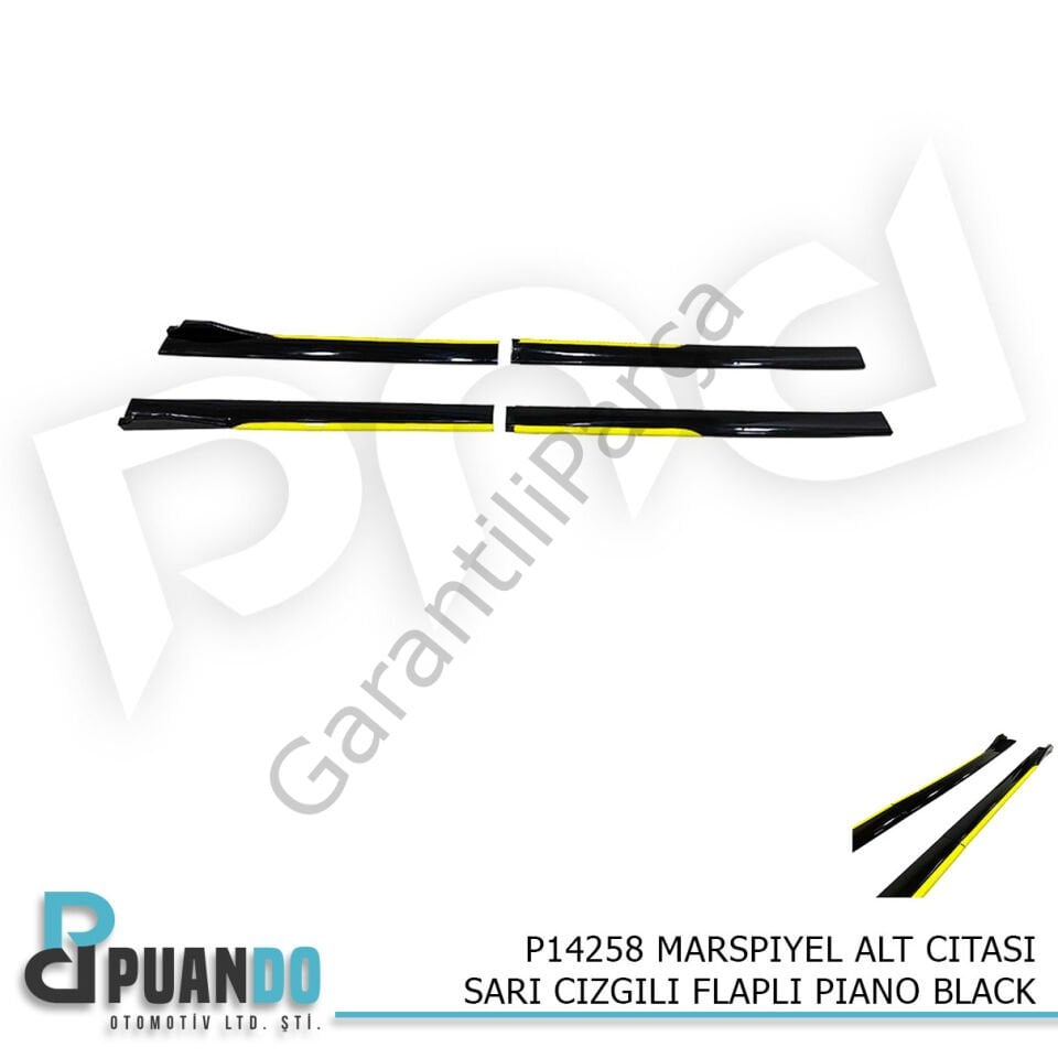 MARSPIYEL ALT CITASI SARI CIZGILI FLAPLI PIANO BLA