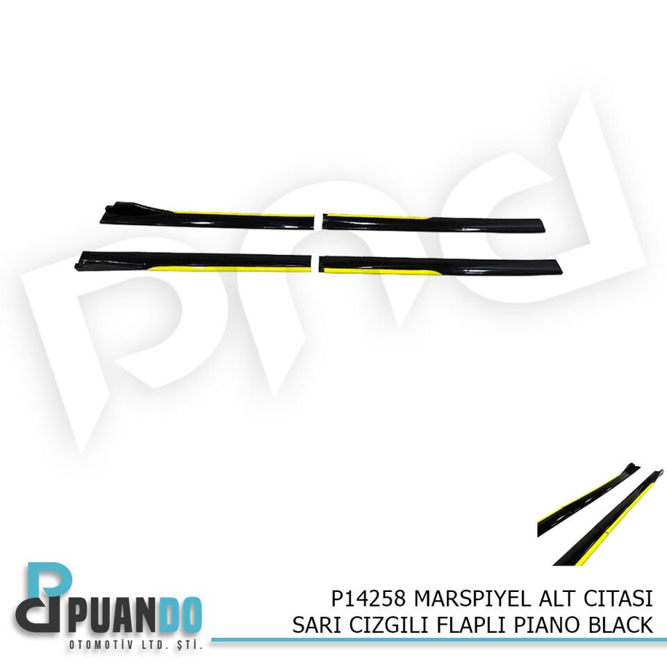 MARSPIYEL ALT CITASI SARI CIZGILI FLAPLI PIANO BLA