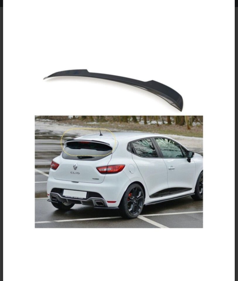 SPOYLER PLASTİK ABS CLİO 4